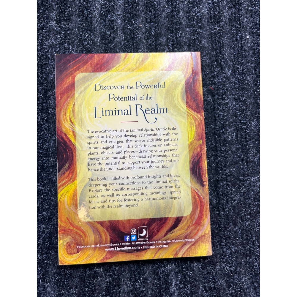 Liminal Spirits Oracle Deck Laura Tempest Zakroff Llewellyn 42 Cards Guidebook